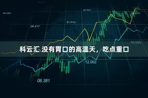 科云汇 没有胃口的高温天，吃点重口