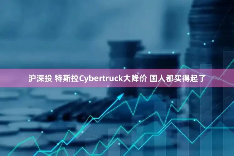 沪深投 特斯拉Cybertruck大降价 国人都买得起了
